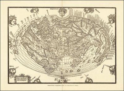 Carta del mondo del 1540 di Giovanni Andrea Vavassore da Giovanni Andrea Vavassori