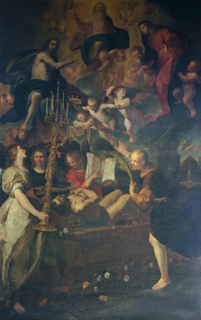 Morte del giusto, di Giovanni Andrea De Ferrari (1598-1669) da Giovanni Andrea di Ferrari