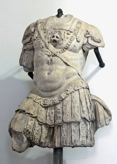 Busto in marmo di Andrea Doria (1466-1560), condottiero e ammiraglio di Genova. Scultura di Giovanni Angelo Montorsoli (1507-1563) Genova, Palazzo Ducale da Giovanni Angelo Montorsoli