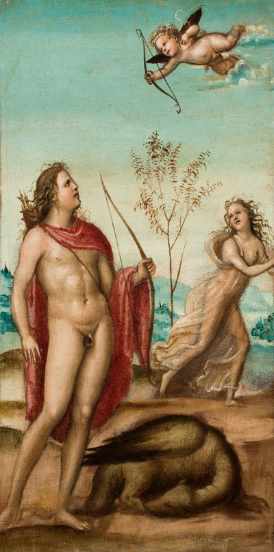 Apollo e Dafne, dopo il 1500 da Giovanni Antonio Bazzi Sodoma