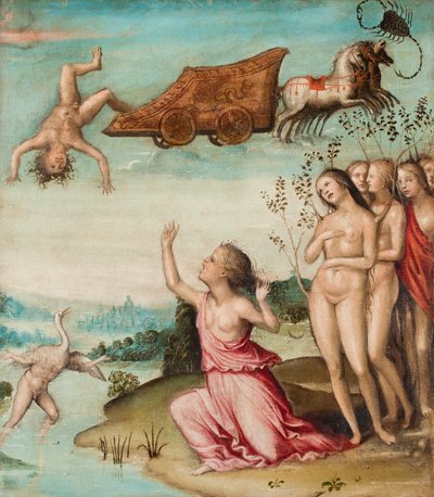La caduta di Fetonte, dopo il 1500 da Giovanni Antonio Bazzi Sodoma