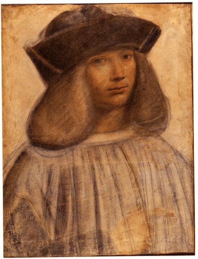 Ritratto di Francesco Melzi (v. 1491-1570) pittore italiano, allievo e compagno (amante) di Leonardo da Vinci da Giovanni Antonio Boltraffio