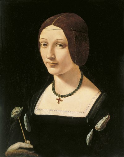 Ritratto di una signora come Santa Lucia da Giovanni Antonio Boltraffio