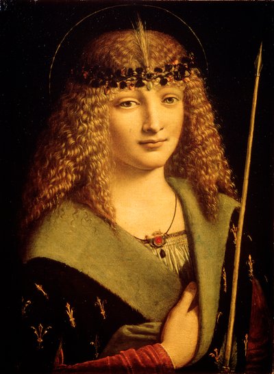 Ritratto di un giovane come San Sebastiano da Giovanni Antonio Boltraffio
