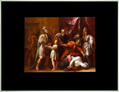 La morte di Lucrezia da Giovanni Antonio Burrini or Burino
