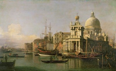 Veduta della Dogana e Santa Maria della Salute da Giovanni Antonio Canal
