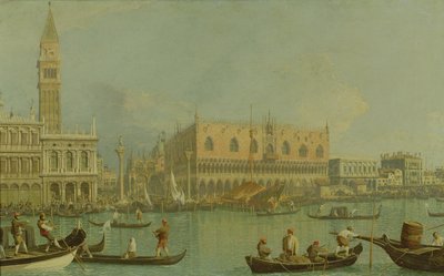 Palazzo Ducale e Piazzetta San Marco, c.1755 da Giovanni Antonio Canal