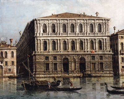 Il Palazzo Pesaro dal Canal Grande, Venezia da Giovanni Antonio Canal