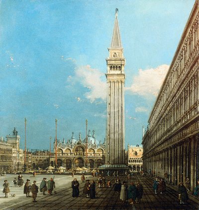 La Piazzetta, Venezia, con il Bacino di S. Marco e l