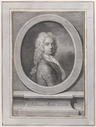 Ritratto di Anton Maria Zanetti il Vecchio, ca. 1725 da Giovanni Antonio Faldoni