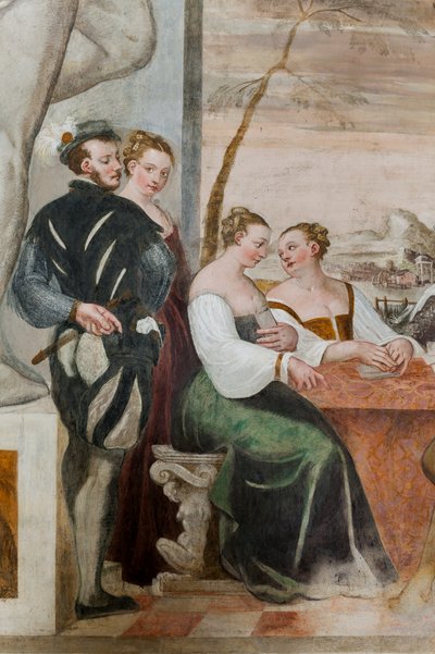 Gioco di carte, Sala Principale da Giovanni Antonio Fasolo
