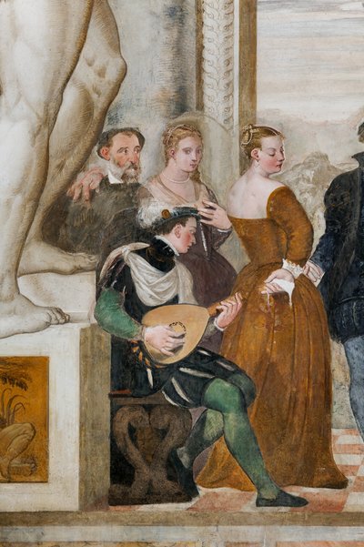 Invito alla danza, Sala Principale, c.1570 da Giovanni Antonio Fasolo