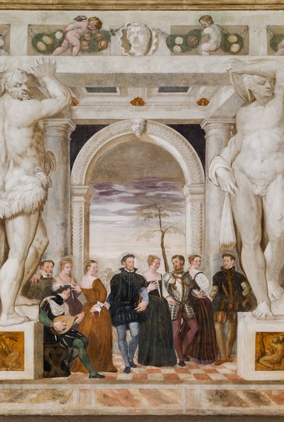 Invito alla Danza, Sala Principale, c.1570 da Giovanni Antonio Fasolo
