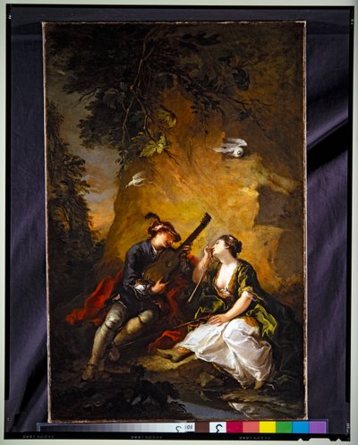Amanti musicali (Scena galante) da Giovanni Antonio Guardi