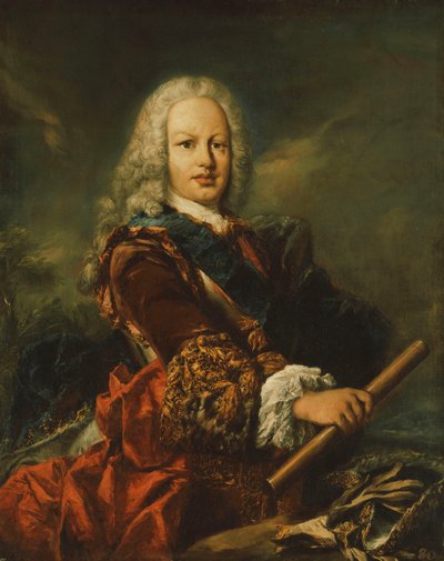 Ritratto del re Ferdinando VI di Spagna da Giovanni Antonio Guardi