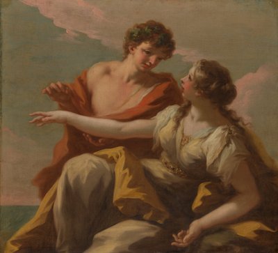 Bacco e Arianna, 1720s da Giovanni Antonio Pellegrini
