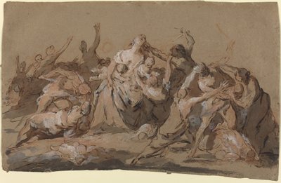 Il massacro degli innocenti da Giovanni Antonio Pellegrini