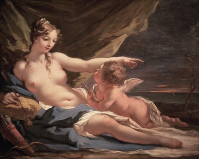 Venere e Cupido da Giovanni Antonio Pellegrini