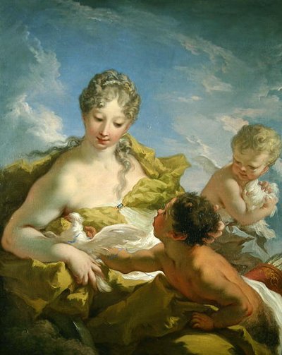 Venere e Cupido da Giovanni Antonio Pellegrini