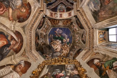 Dio come Creatore tra gli Angeli, c.1529 da Giovanni Antonio Pordenone