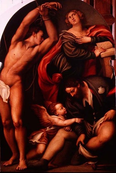 Santa Caterina, San Sebastiano e San Rocco da Giovanni Antonio Pordenone