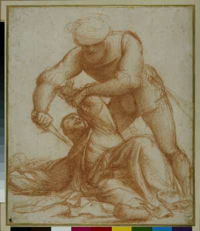 Studio del martirio di San Pietro Martire da Giovanni Antonio Pordenone