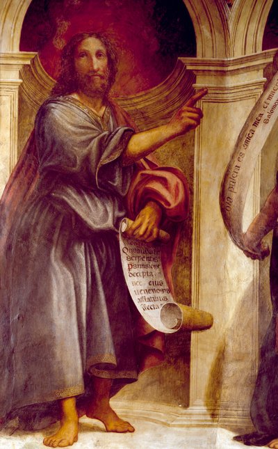 Il profeta Isaia (dettaglio) da Giovanni Antonio Pordenone