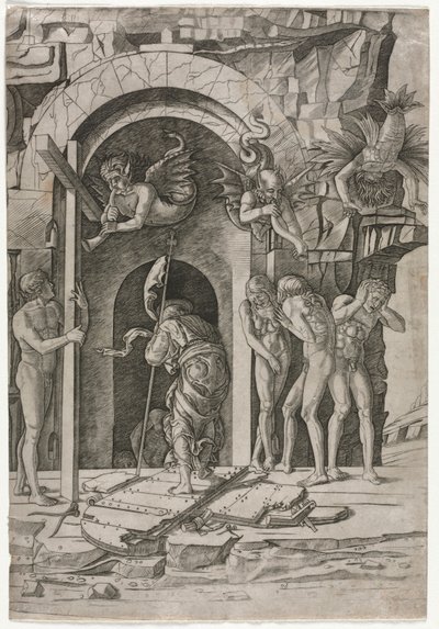Discesa nel Limbo, c. 1490-1500 da Giovanni Antonio da Brescia