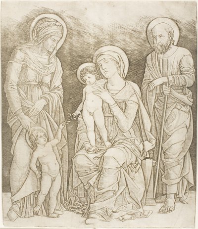 La Sacra Famiglia con il Bambino San Giovanni da Giovanni Antonio da Brescia