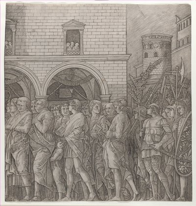Il trionfo di Cesare: i senatori da Giovanni Antonio da Brescia