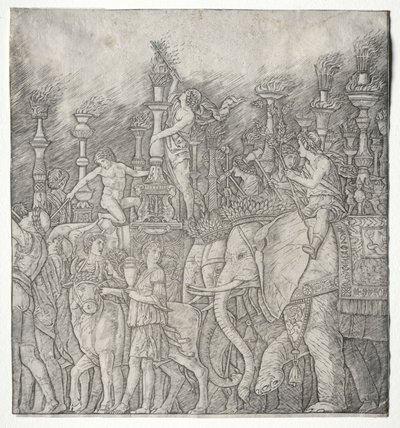 I trionfi di Cesare:  Gli elefanti da Giovanni Antonio da Brescia