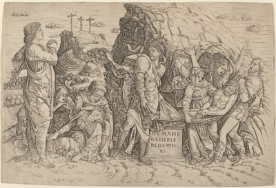 La sepoltura da Giovanni Antonio da Brescia, after Andrea Mantegna