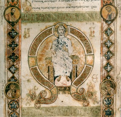 Cristo in Gloria. Exultet della Cattedrale di San Sabino a Bari da Phillipe de Marlier