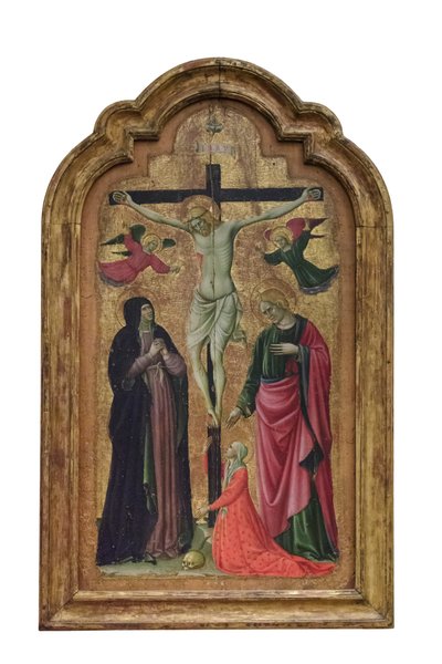 Crocifissione con Santa Lucia da Giovanni Antonio da Pesaro
