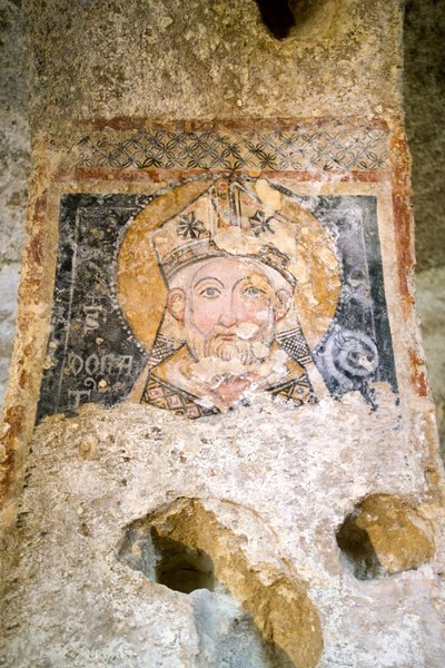 Affresco, chiesa rupestre, Convicinio di Sant