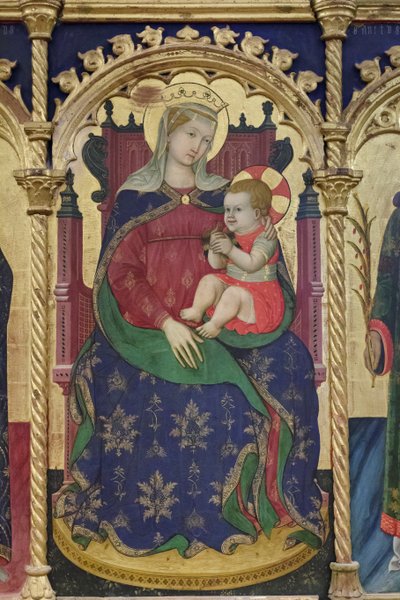 Madonna con Bambino tra i santi Girolamo e Benedetto da Giovanni Antonio da Pesaro