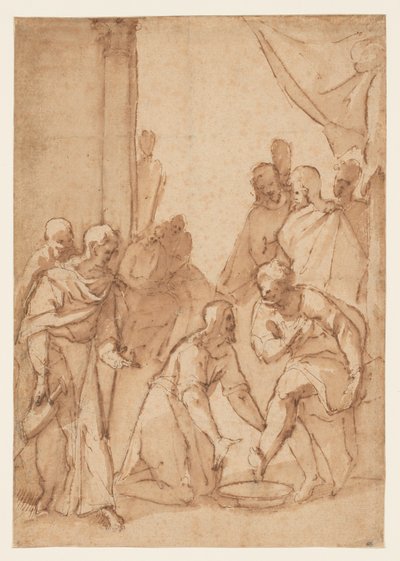 Cristo lava i piedi ai discepoli da Giovanni Balducci
