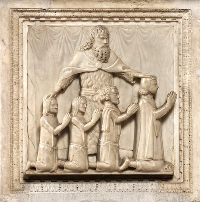Quattro donatori e San Pietro da Giovanni Balduccio