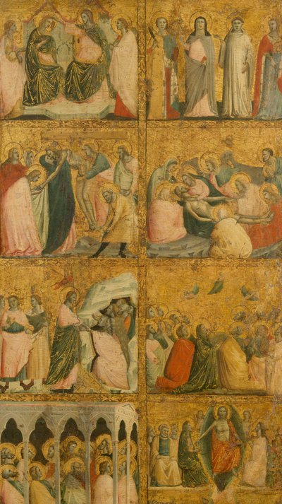 Scene della vita di Cristo, metà del 1340 da Giovanni Baronzio