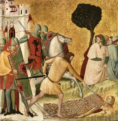 Il martirio di San Columba da Giovanni Baronzio