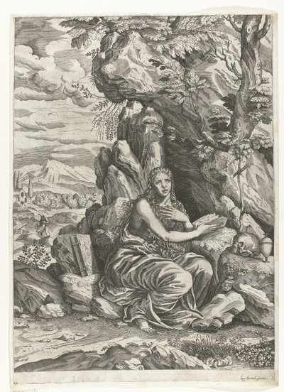 Maria Maddalena penitente da Giovanni Batista Mazza
