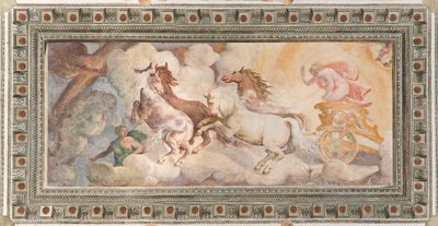 Il Carro del Sole guidato da Apollo, Loggia di Apollo, c.1560 da Giovanni Battista and Cambiaso Luca Castello