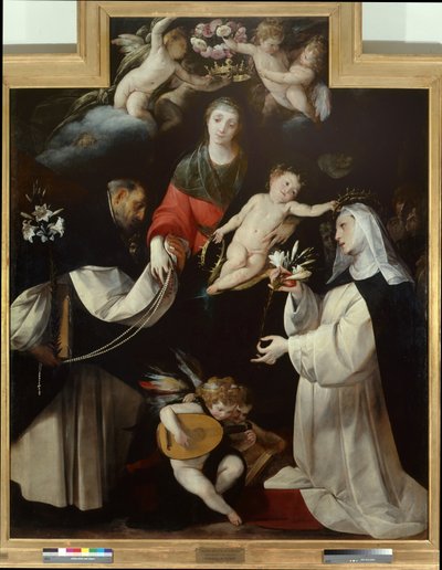 Madonna del Rosario da Giovanni Battista  Crespi