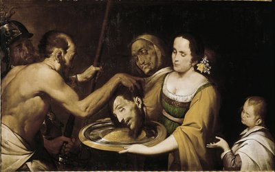 Salomè con la testa di San Giovanni Battista da Giovanni Battista  Crespi