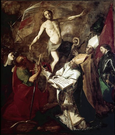 La resurrezione con santi da Giovanni Battista  Crespi