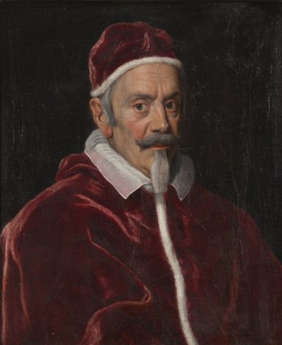 Ritratto di Papa Alessandro VII da Giovanni Battista  Gaulli
