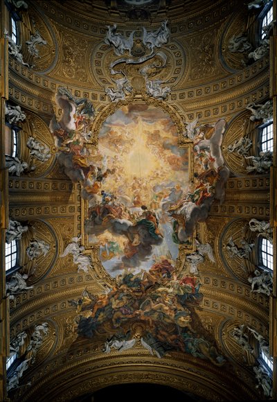 Il trionfo del Santissimo Nome di Gesù da Giovanni Battista  Gaulli