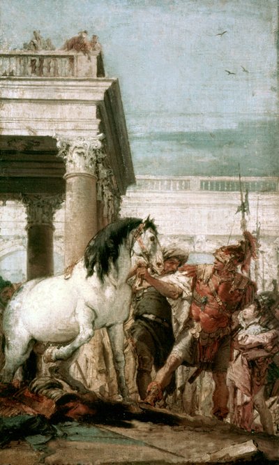Alessandro Magno e il suo cavallo Bucefalo da Giovanni Battista (1696 1770) Tiepolo