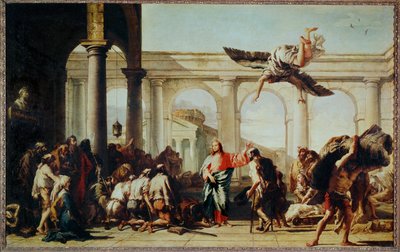 Cristo guarisce il paralitico ... da Giovanni Battista (1696-1770) Tiepolo