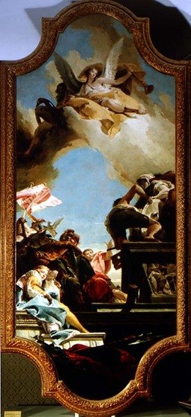 Erezione di una statua in onore dell